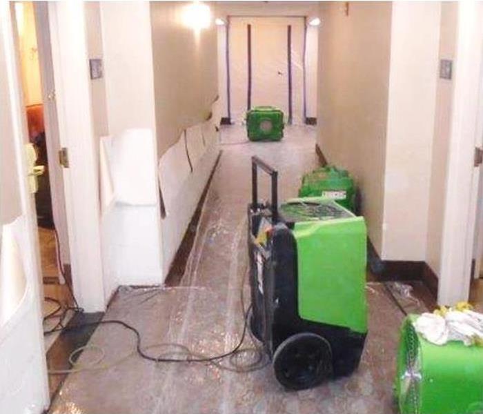 Commercial water damage restoration using advanced drying equipment and tecniques