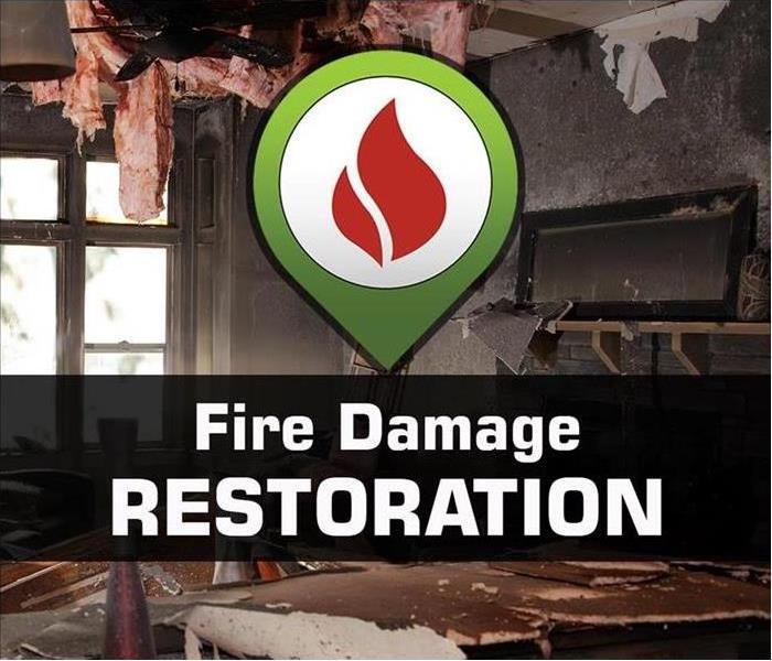 home fire damage before property restoration begins