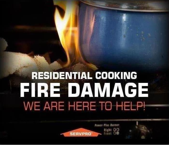 Fire hazard on residential kitchen stove